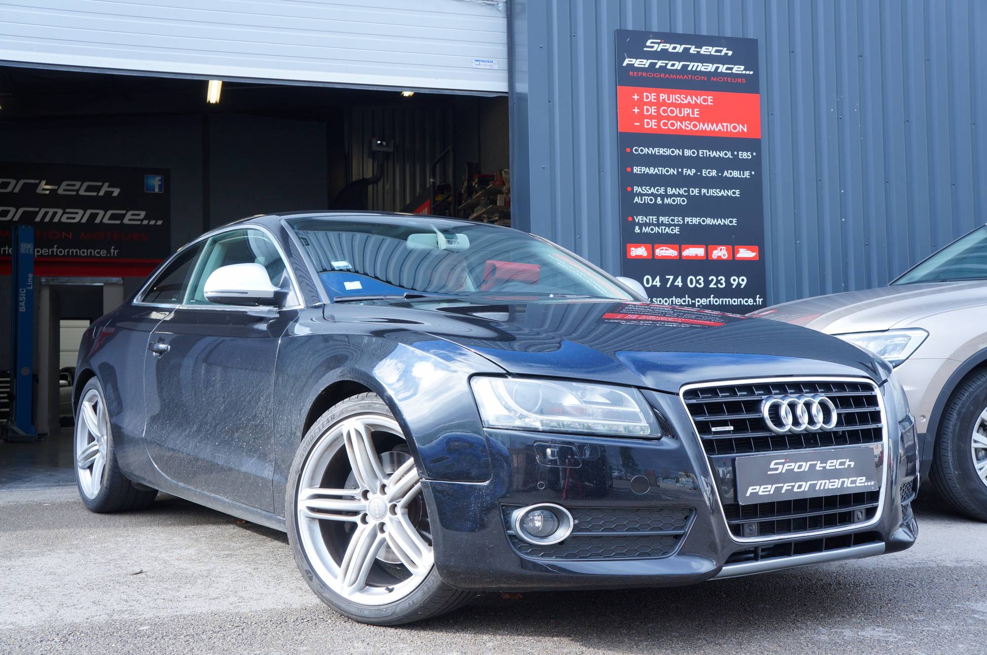 Faire reprogrammer a l'éthanol mon Audi A5 près de Mâcon.