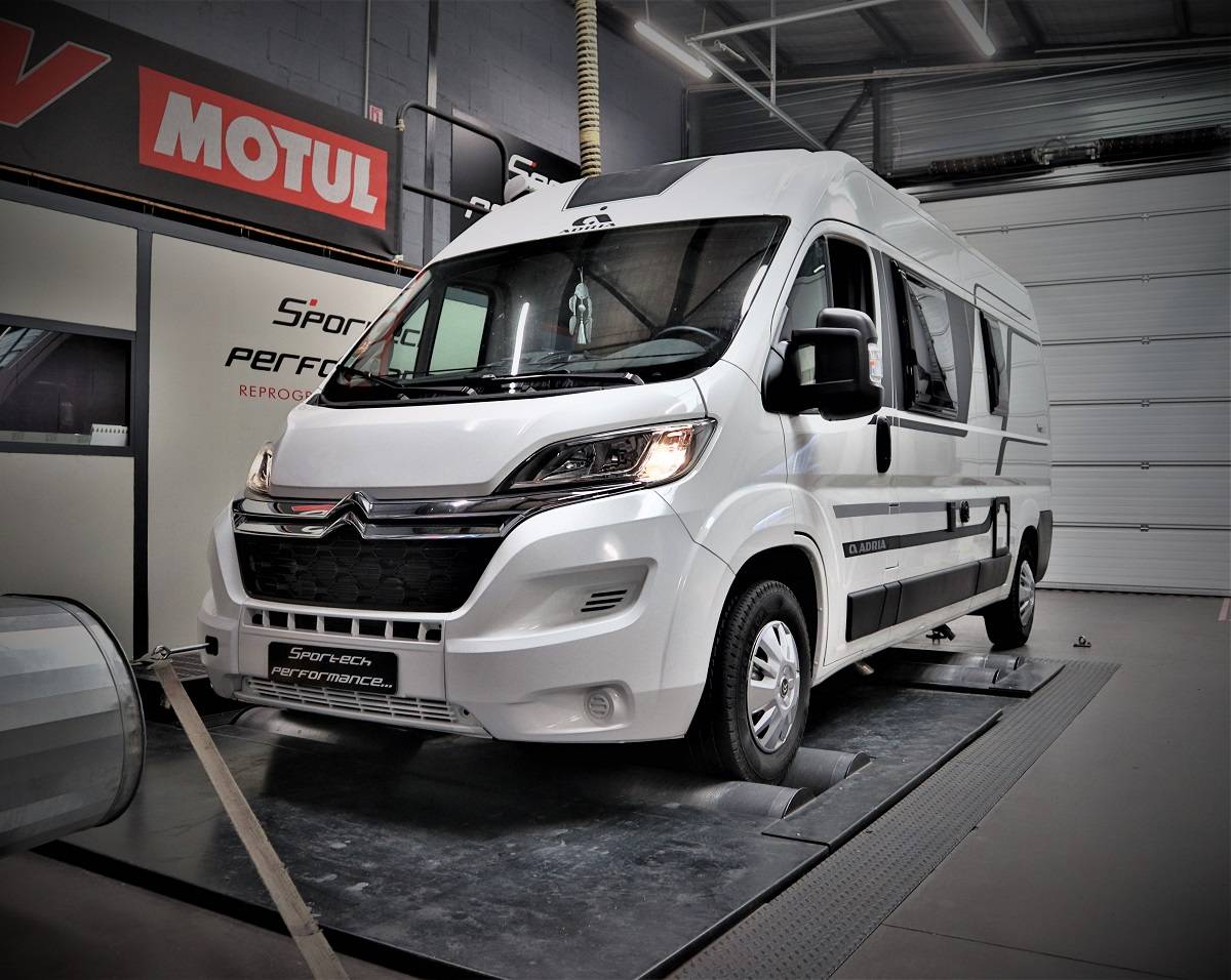 Gagner de la puissance sur un camping car citroen jumper près de Lyon