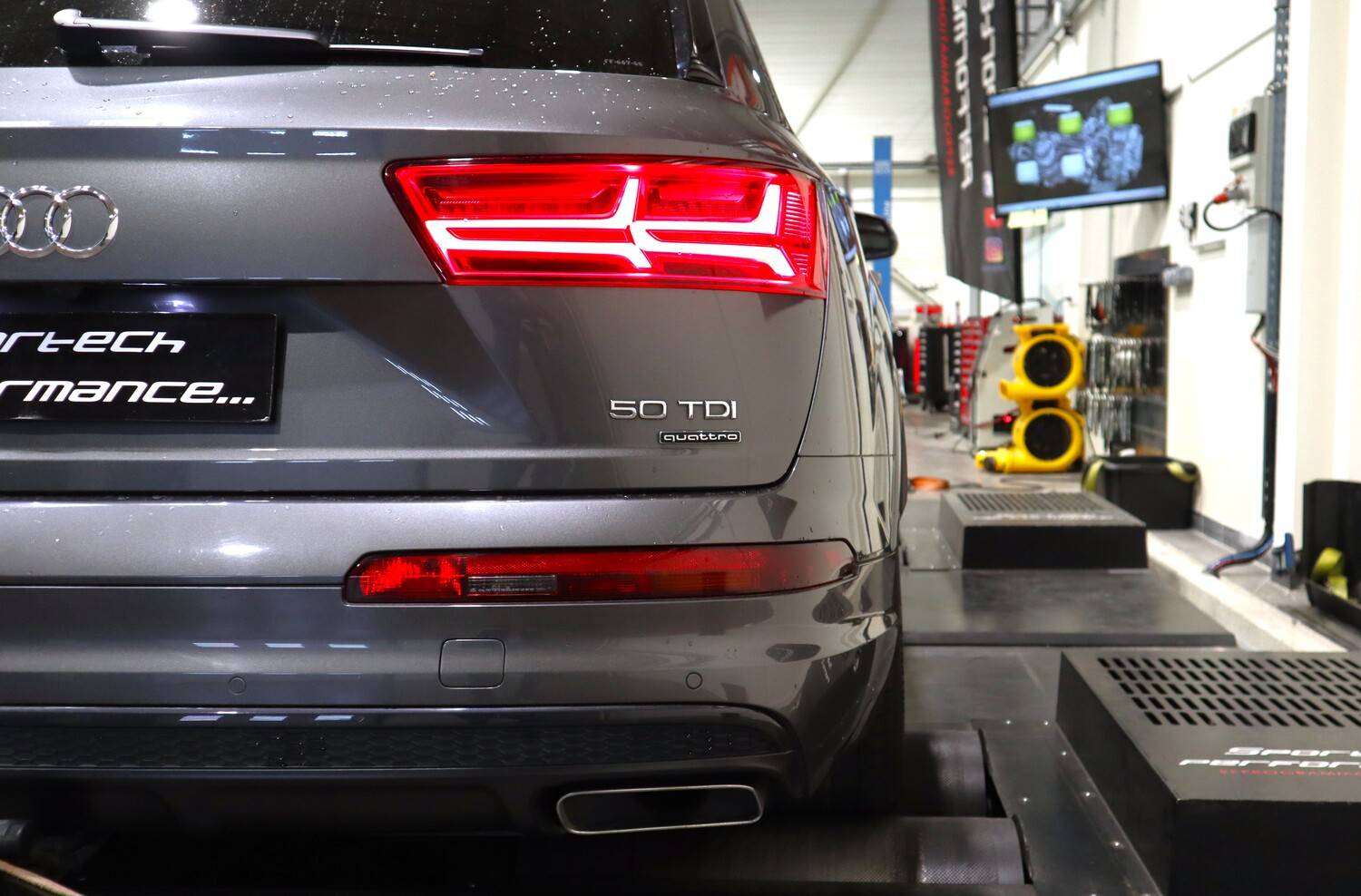 Spécialiste en Reprogrammation moteur sur un Audi Q7 50 TDi 3.0 TDi 286cv près de Lyon