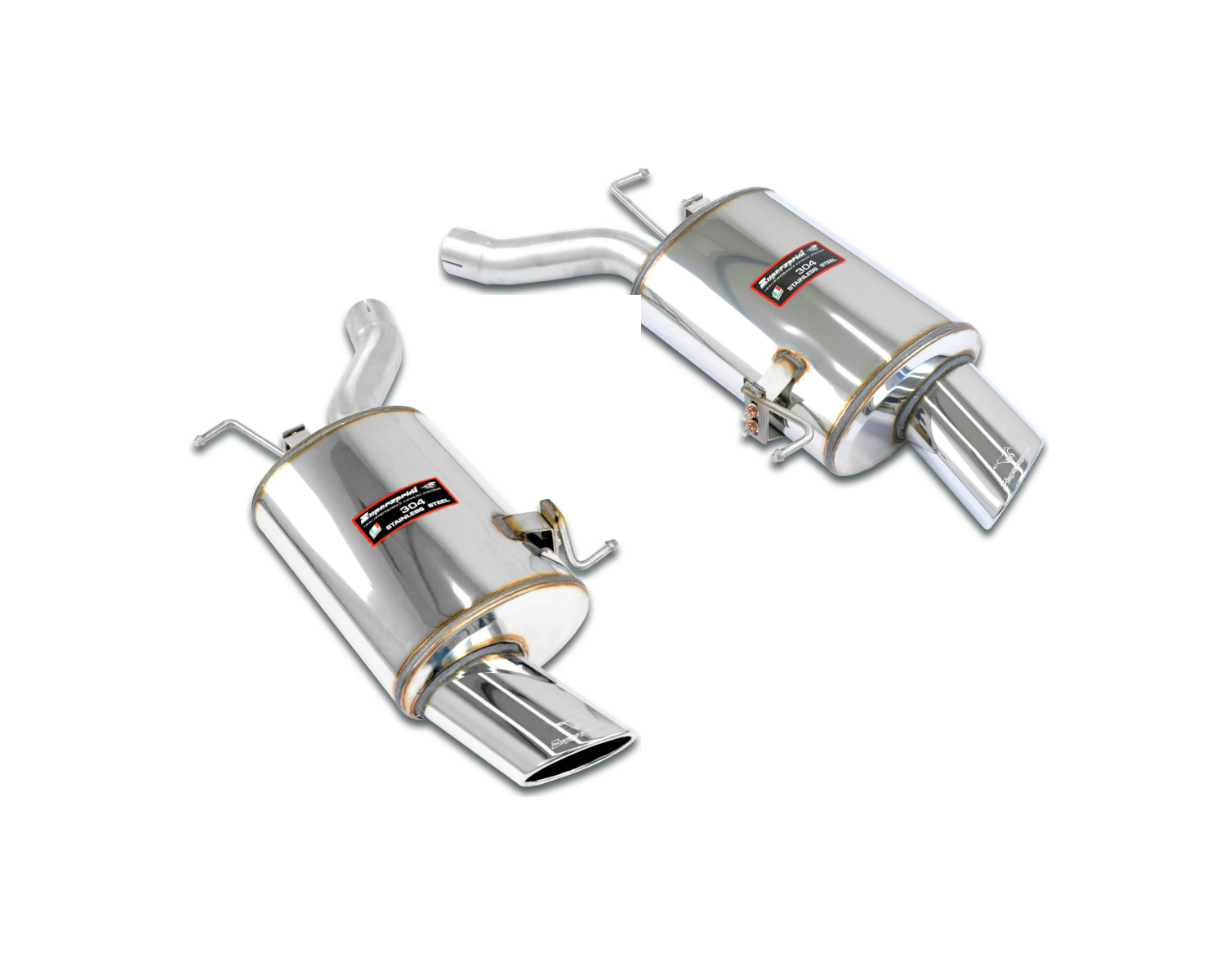 Silencieux inox Supersprint pour BMW 630i 3.0i 258cv